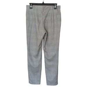 Philosophy Gray plaid Soft faux leather pull on pants sz small